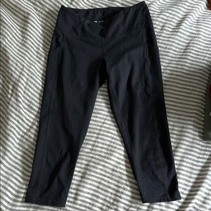 Women's Z by Zella Black Cropped Leggings  - Size M